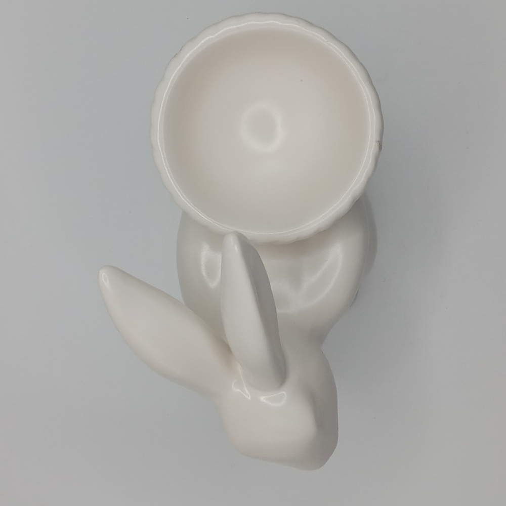 White Ceramic Rabbit Art Piece - Picture 5 of 7